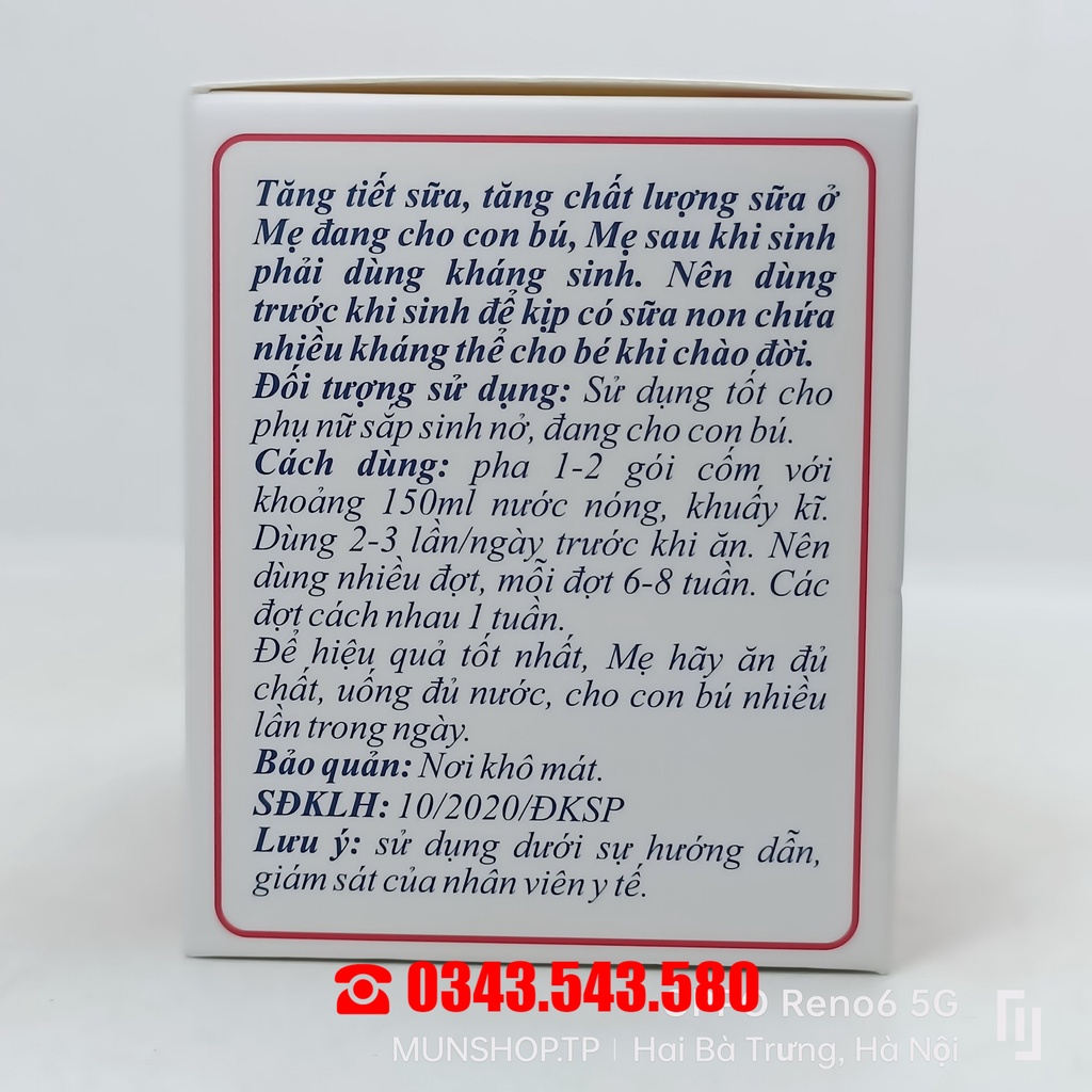 Cốm Lợi Sữa Mummilk Gold