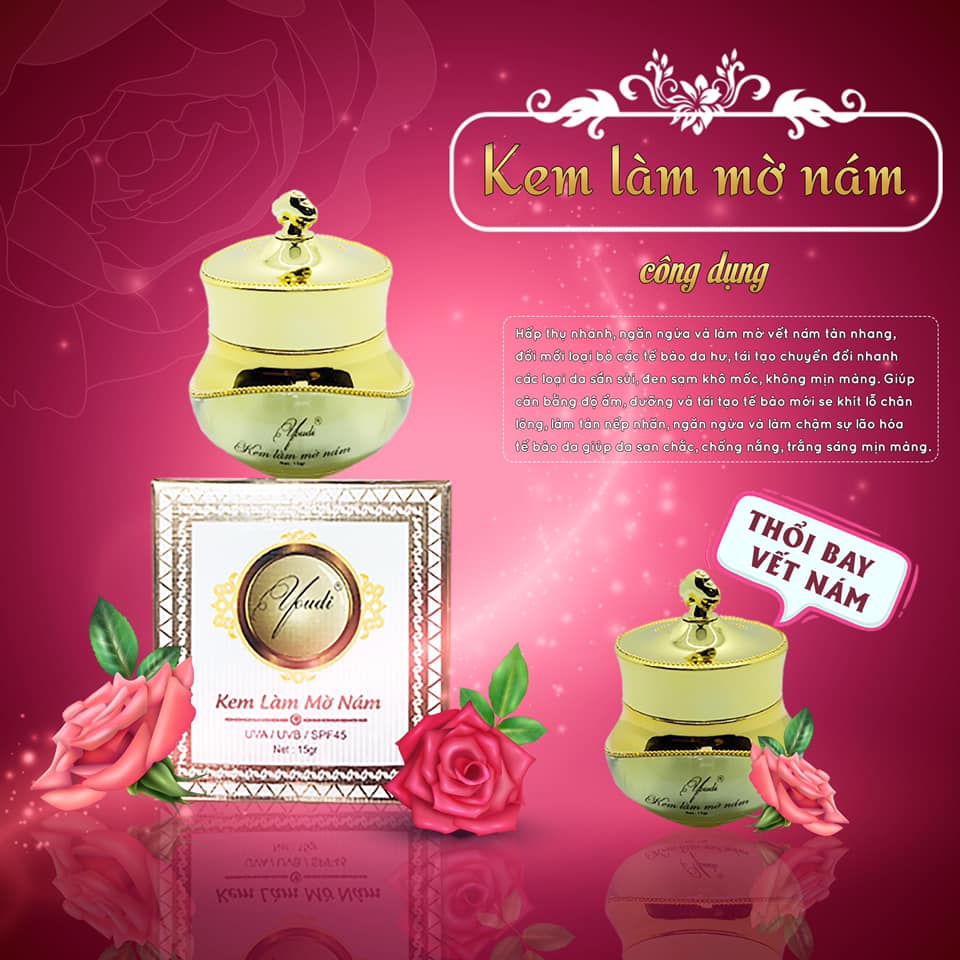 Kem làm mờ nám Youdi 15g