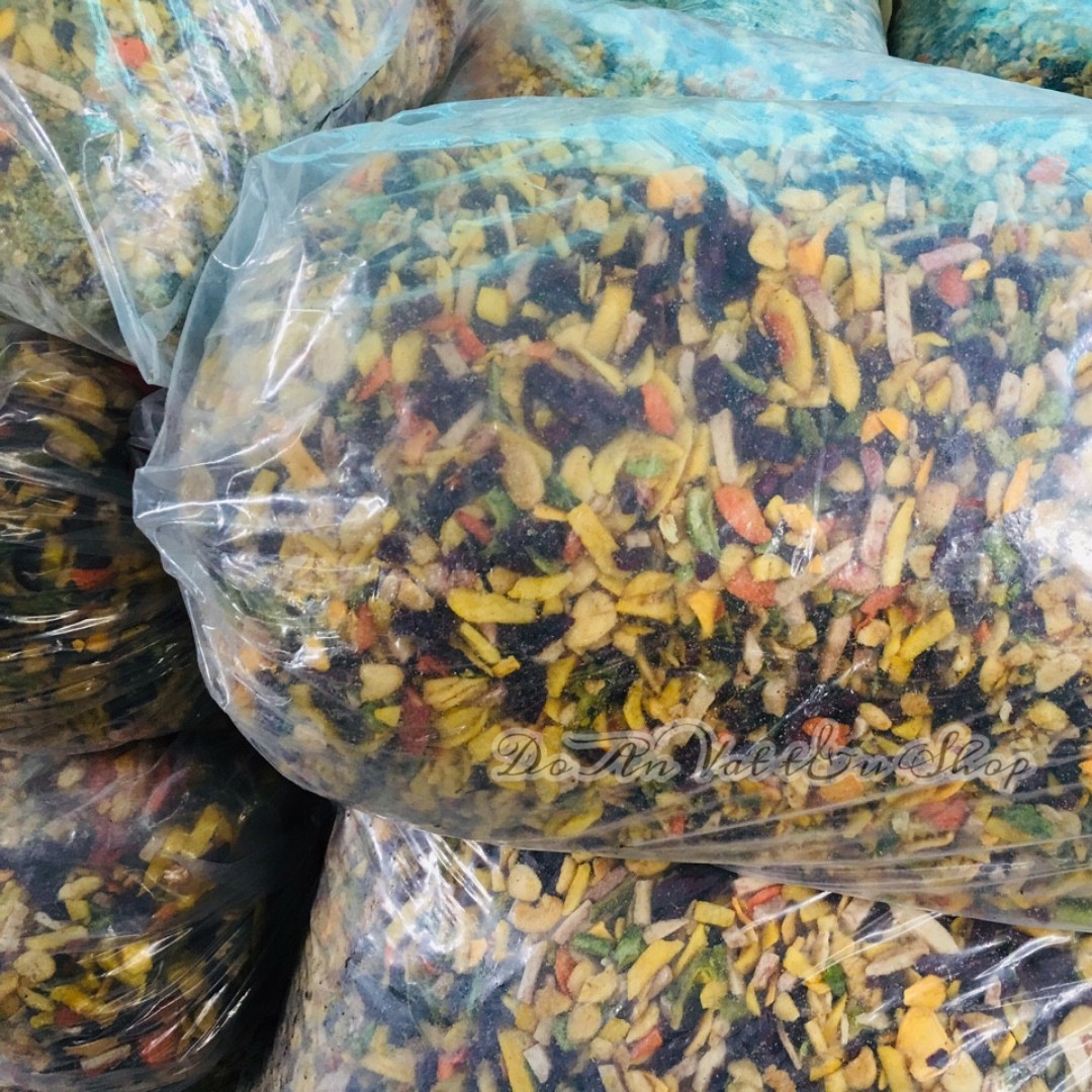 [HCM]500gr-Trái Cây - Rau Củ Sấy Vụn Thập Cẩm