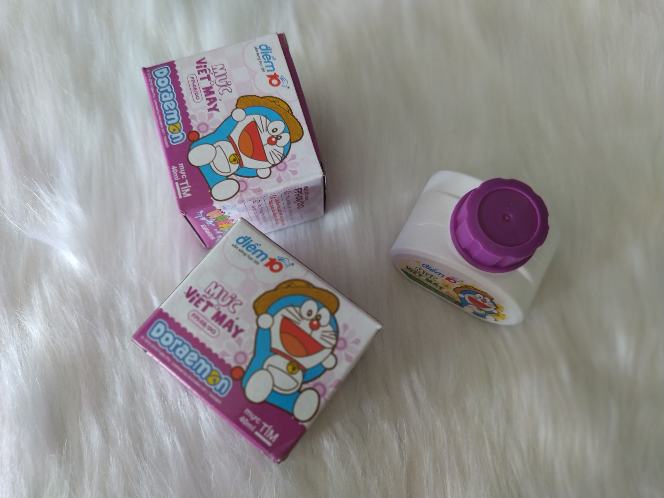 Mực viết máy Thiên Long Doraemon ( màu tím ) FPI-08-Do 40ml