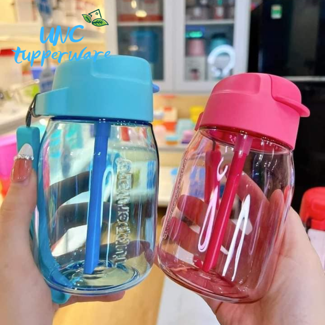 [Nhập RS0822 giảm 30k cho đơn 99k]Bình nước mini Tupperware Lohas with Straw 350ml