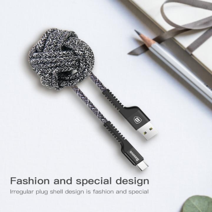 The Type-C Baseus CATZJ Quick Charge Cable is 1.5M long