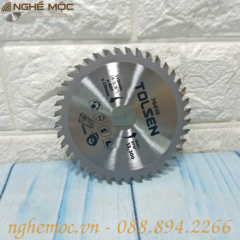 Đĩa cắt gỗ tolsen 76410 nghề mộc