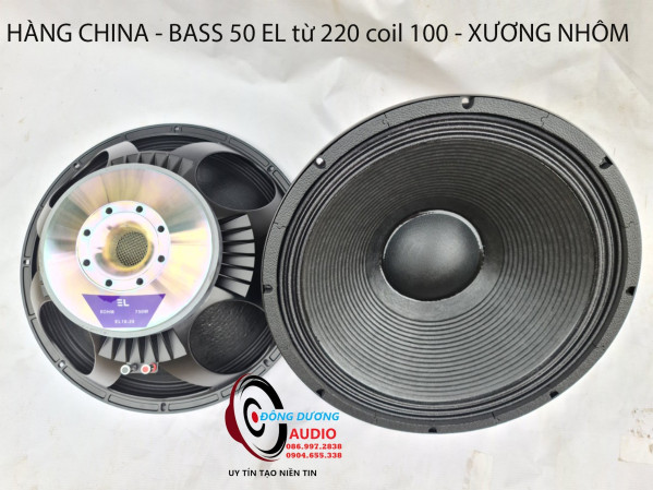 Loa bass 50 el từ 220 coil 100 nhập khẩu chính hãng
