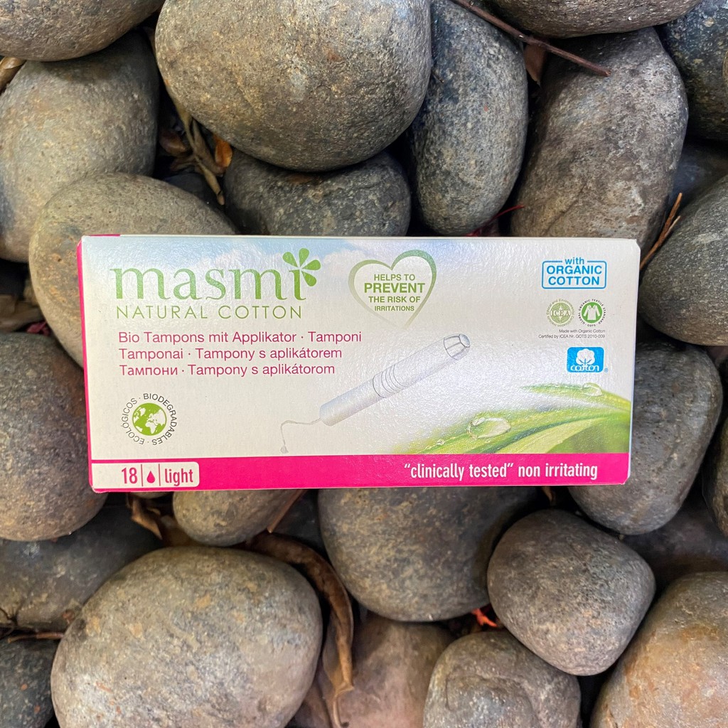 Tampon có cần đẩy hữu cơ Masmi