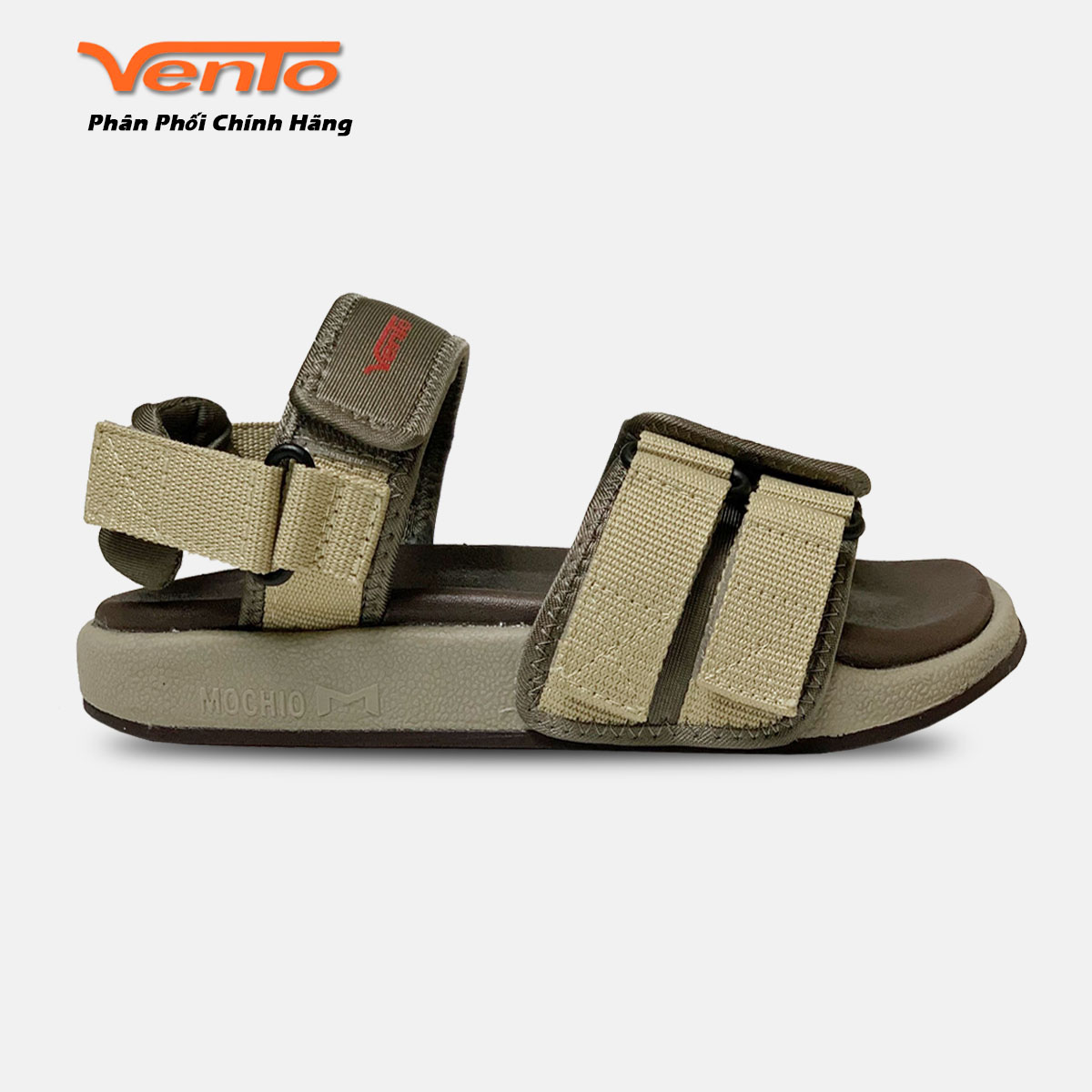 GIÀY SANDAL VENTO CHÍNH HÃNG [MẪU MỚI 2023] MÀU BE SẪM [SANDAL NAM NỮ] SD10110