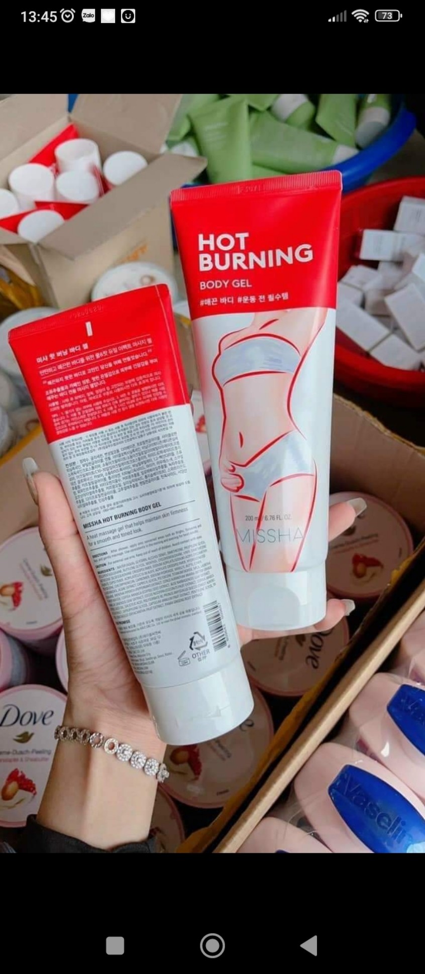 Kem tan mỡ misha