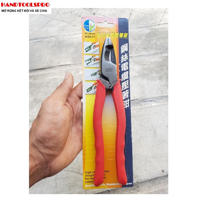9″ kìm bấm cắt dây điện cao cấp a0077 buddy