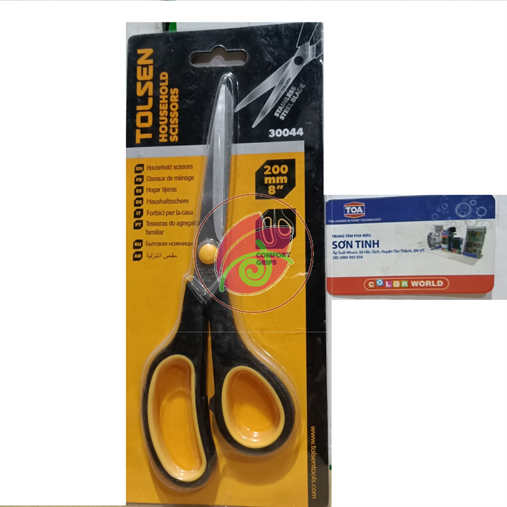KÉO GIA DỤNG 8INCH (200MM) - TOLSEN 30044
