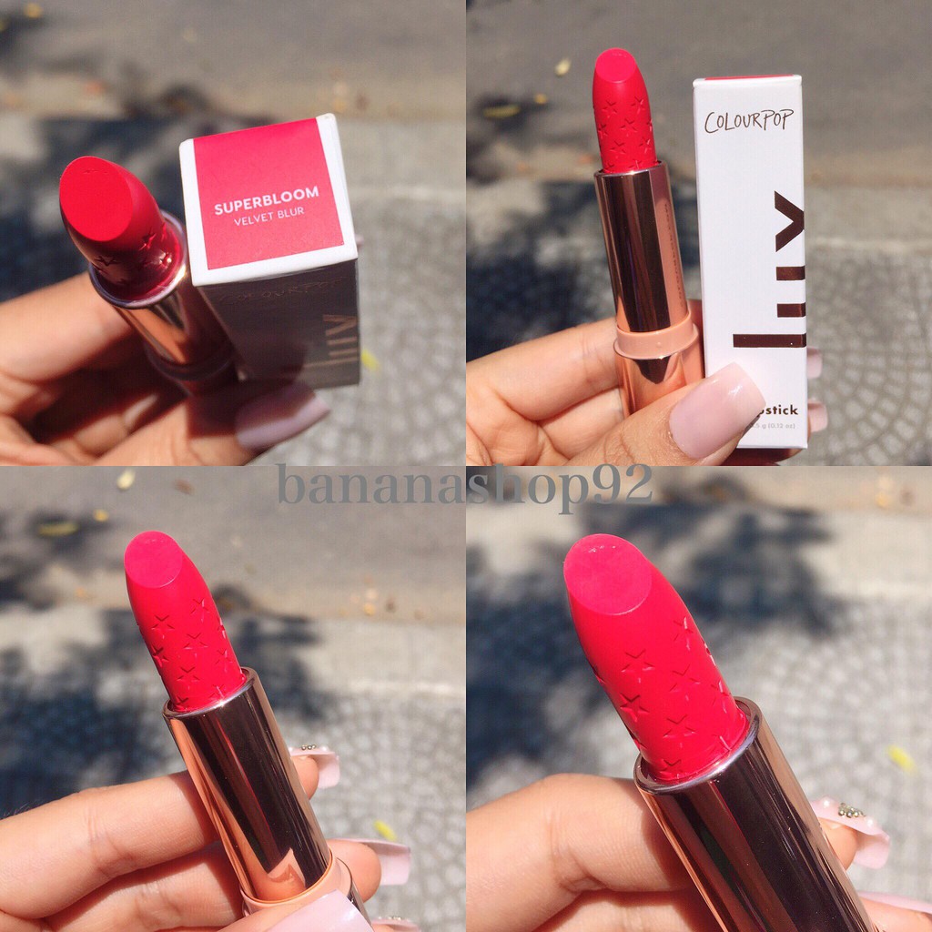 Son Colourpop BLUR LUX LIPSTICK màu SuperBloom