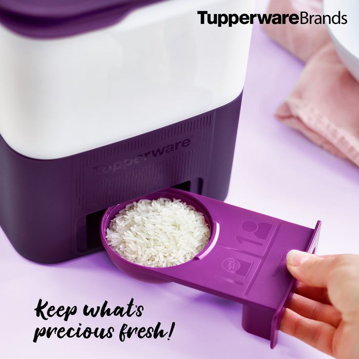 Thùng gạo Tupperware Ricesmart Aqua 5Kg - Tupperware Mall Chợ Lớn