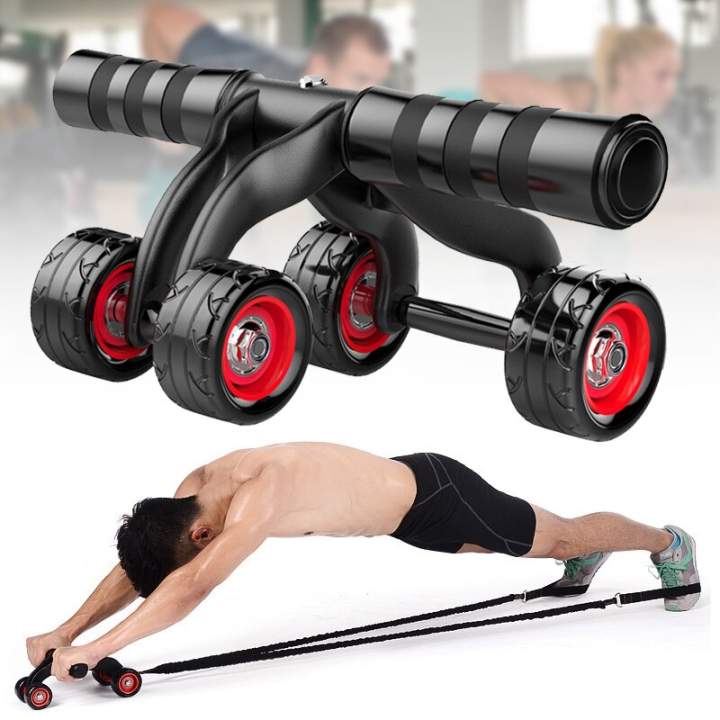Con Lăn Tập Bụng AB Slimmer, Con Lan Tap Co Bung, Con Lăn Tập Gym 4 Bánh, Chất Liệu Cao Cấp, Bền, Đẹp
