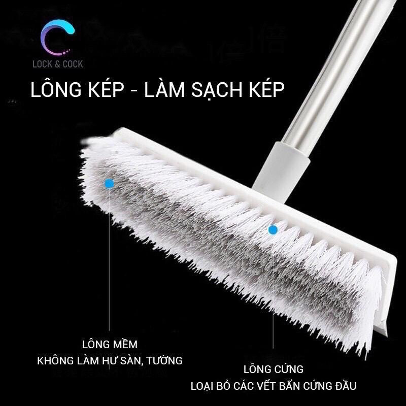 Cây chà sàn gạt nước 2 trong 1 đa năng