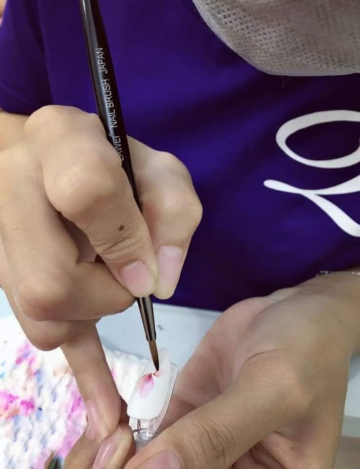 Sét cọ Nhật vẽ móng, bộ cọ Nhật làm nail 10 cây cao cấp