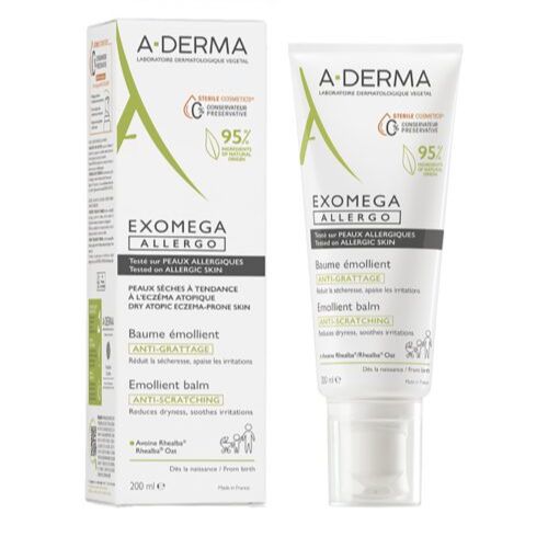 A-DERMA Kem Dưỡng Aderma Exomega Control Emollient Cream cho da khô, rất khô, da cơ địa