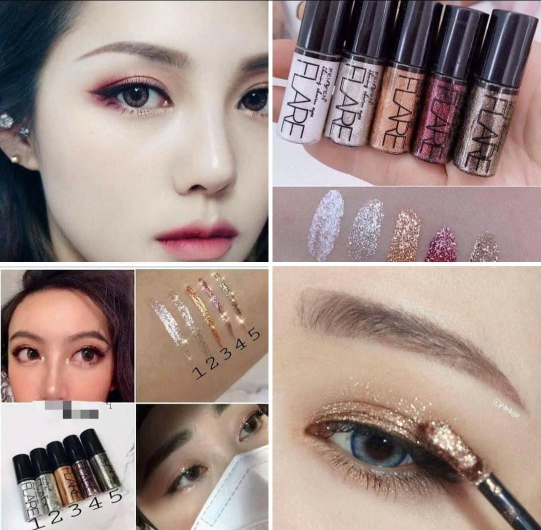 Combo 5 nhũ mắt kim tuyến flare