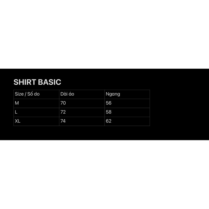 [HCM]Sơ mi Basic ( REGODS SHIRT BASIC )