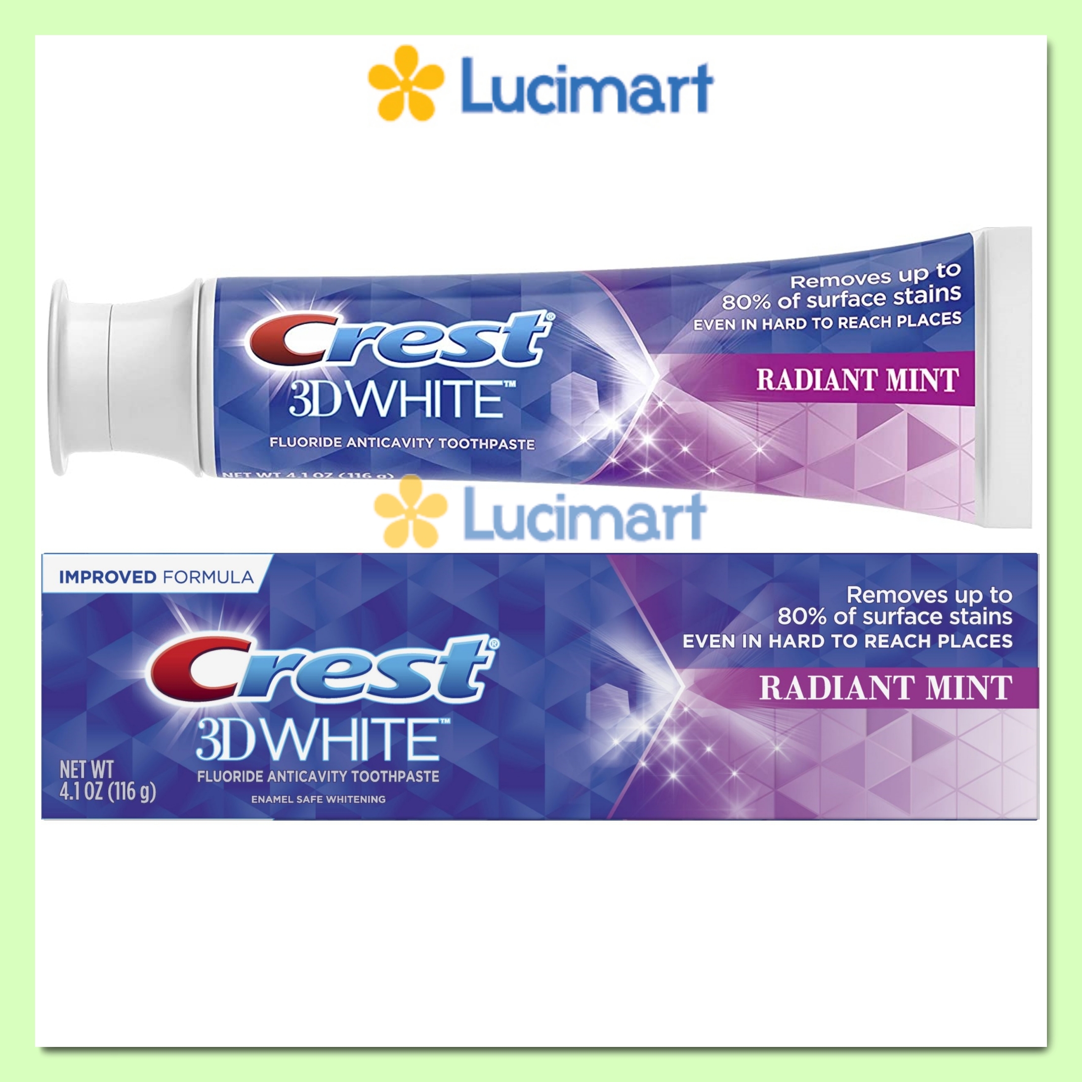 Crest 3D White Brilliance Toothpaste Brightens Teeth [American Product]