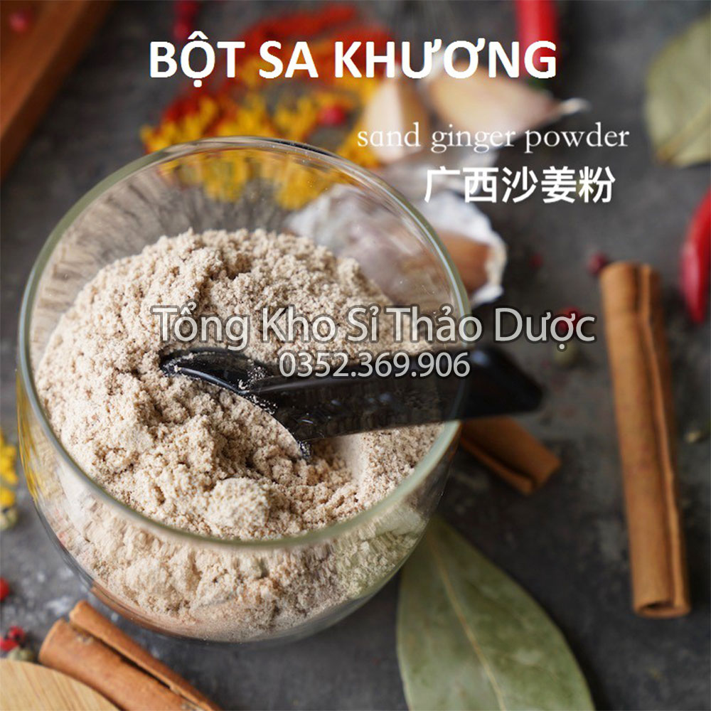 Bột sa cương nguyên chất 100g (bột địa liền, gia vị tẩm ướp thịt nướng)
