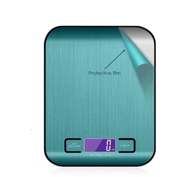 CÂN ĐIỆN TỬ NHÀ BẾP MINI ĐỂ BÀN,NHÀ BẾP, Mặt inox (1g-10kg)