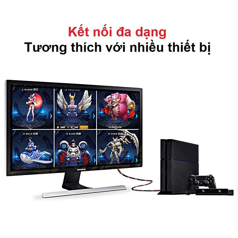 Dây HDMI lưới 2 đầu đực độ dài tùy chọn ( 1.5m 5m 10m 15m 20m 25m 30m )