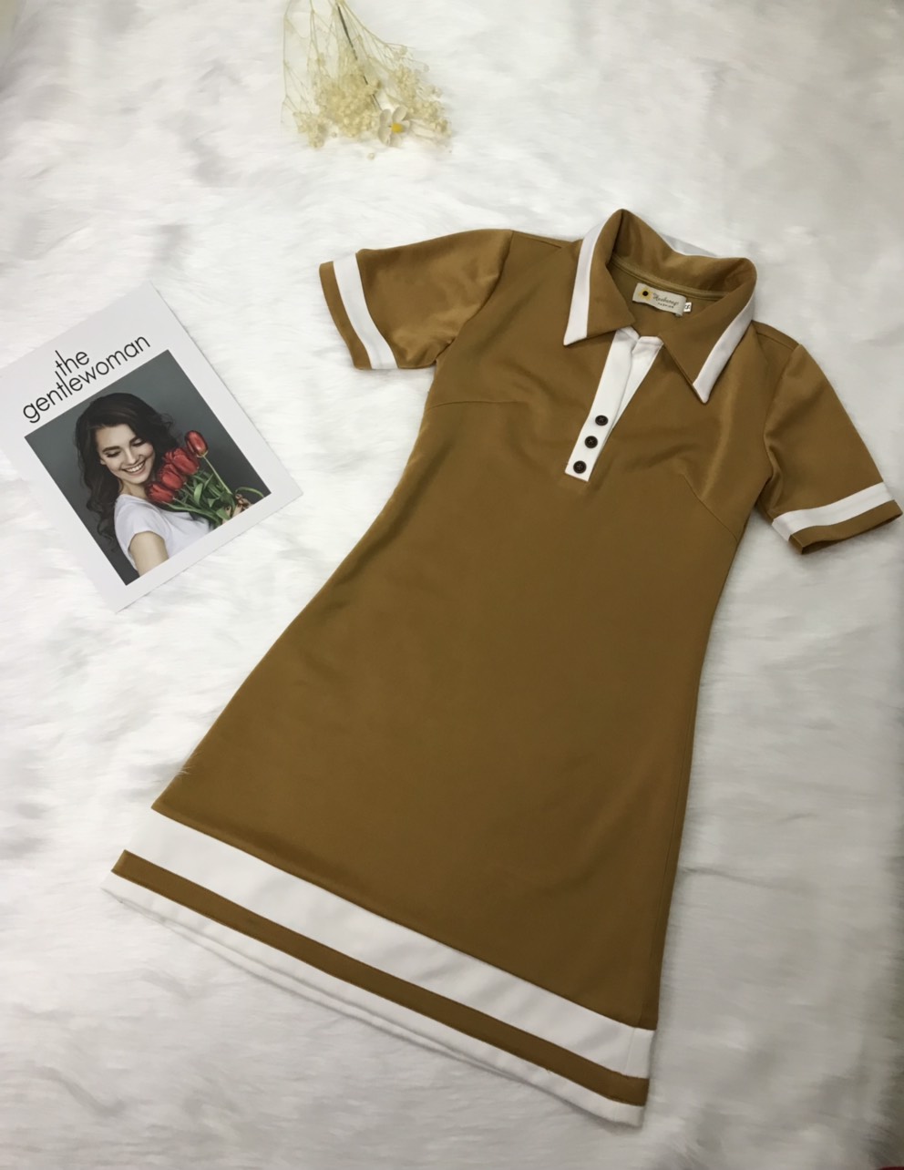 ĐẦM POLO CÁCH ĐIỆU CỔ SƠMI