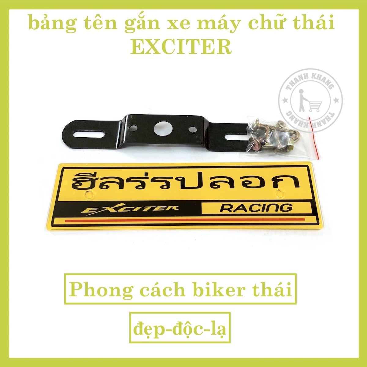 bảng tên xe máy ex 150 phong cách thái cgv39