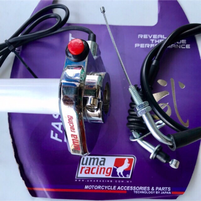 Cùm uma racing đen gắn các loại xe máy cao cấp