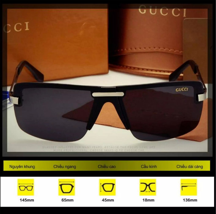MẮT KÍNH NAM GC5010 TRÒNG KÍNH POLARIZED