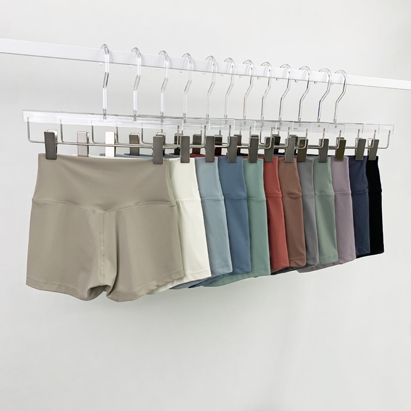 Quần short,quần đùi thể thao nữ lưng cao chất poly cao cấp (13 màu)