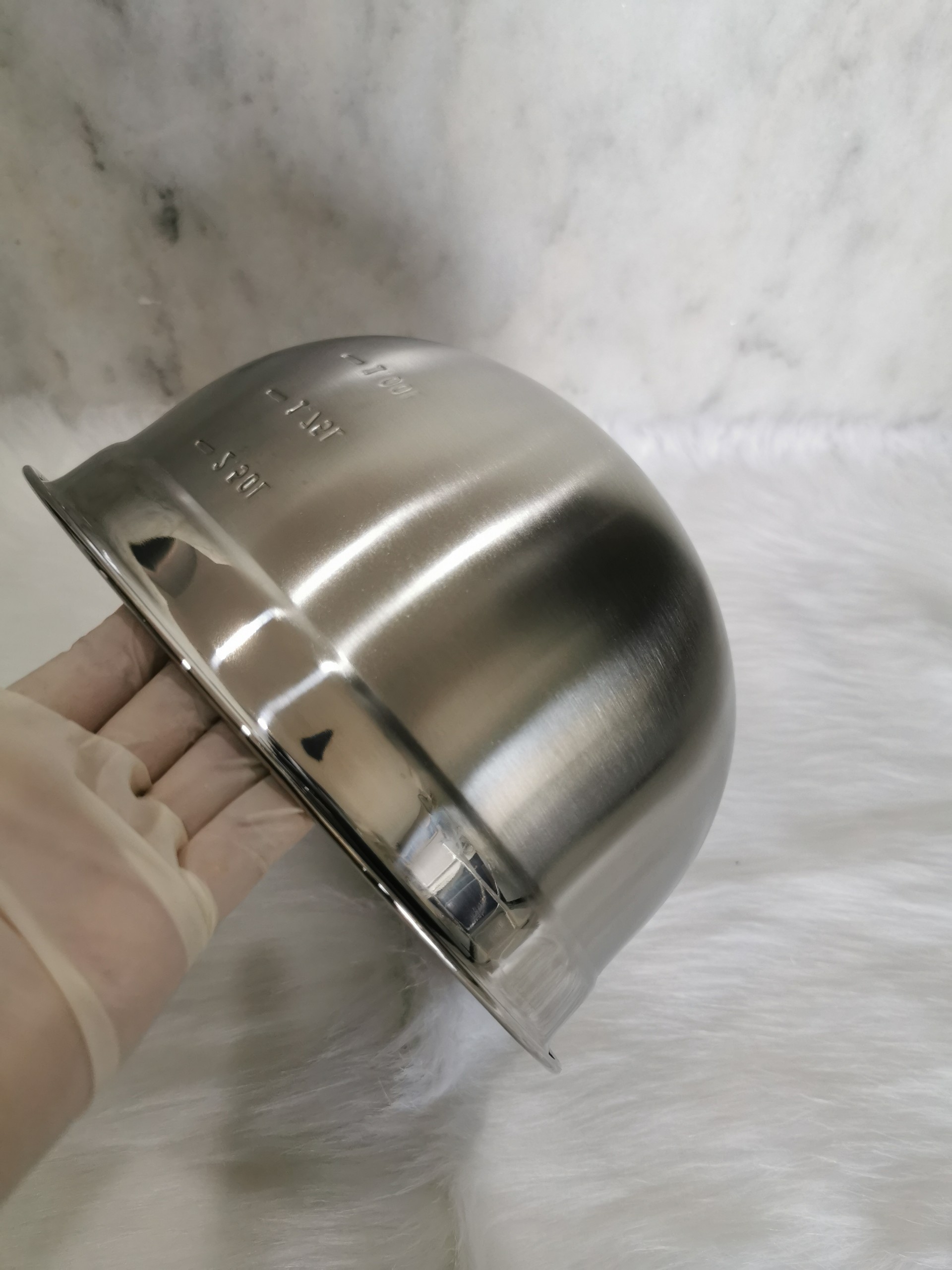 Thố inox đánh trứng /trộn bột 304 có vạch đo lường