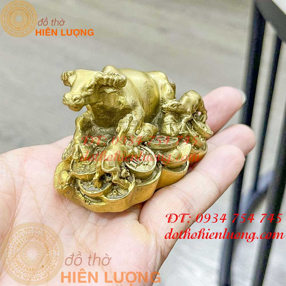 Tượng đàn trâu bằng đồng phong thủy