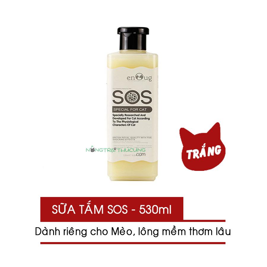 Sữa Tắm SOS Cho Mèo 530ml - Màu Trắng - Hàng Chuẩn Công Ty - [Nông Trại Thú Cưng]