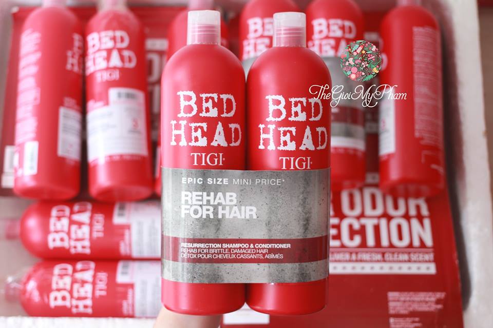 [Nhập RS0722 giảm 30k cho đơn 99k]Dầu Gội TiGi Đỏ 1500ML/Cặp [Phục Hồi Tóc Hư Tổn] - Ads.cosmetics