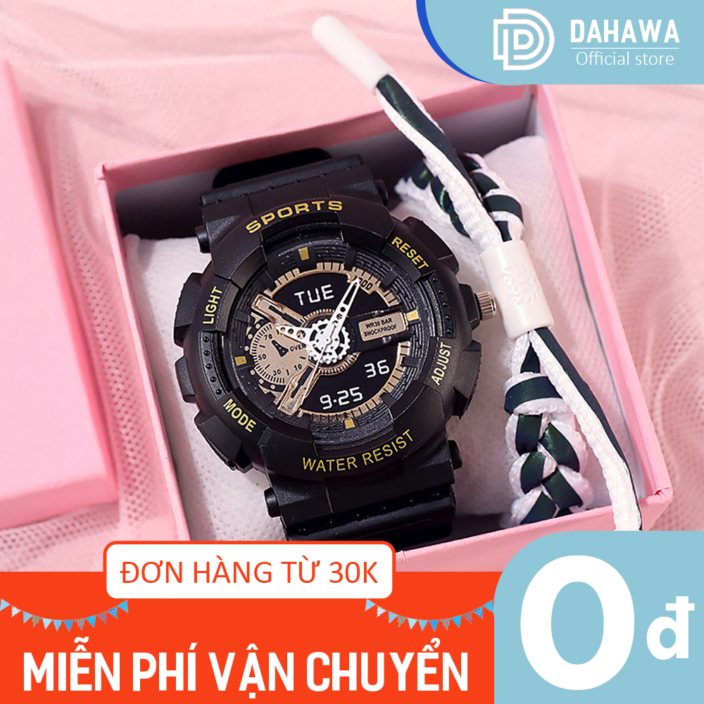 Đồng hồ thể thao nam nữ SPORTS S150, máy giả điện tử , chạy 3 kim, Phong cách Hàn Quốc, bảo hành 6 tháng