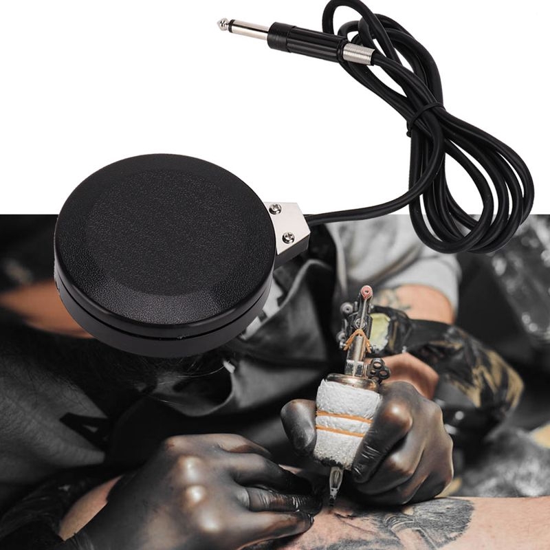 Cặp bàn đạp tròn + dây móc xăm hình