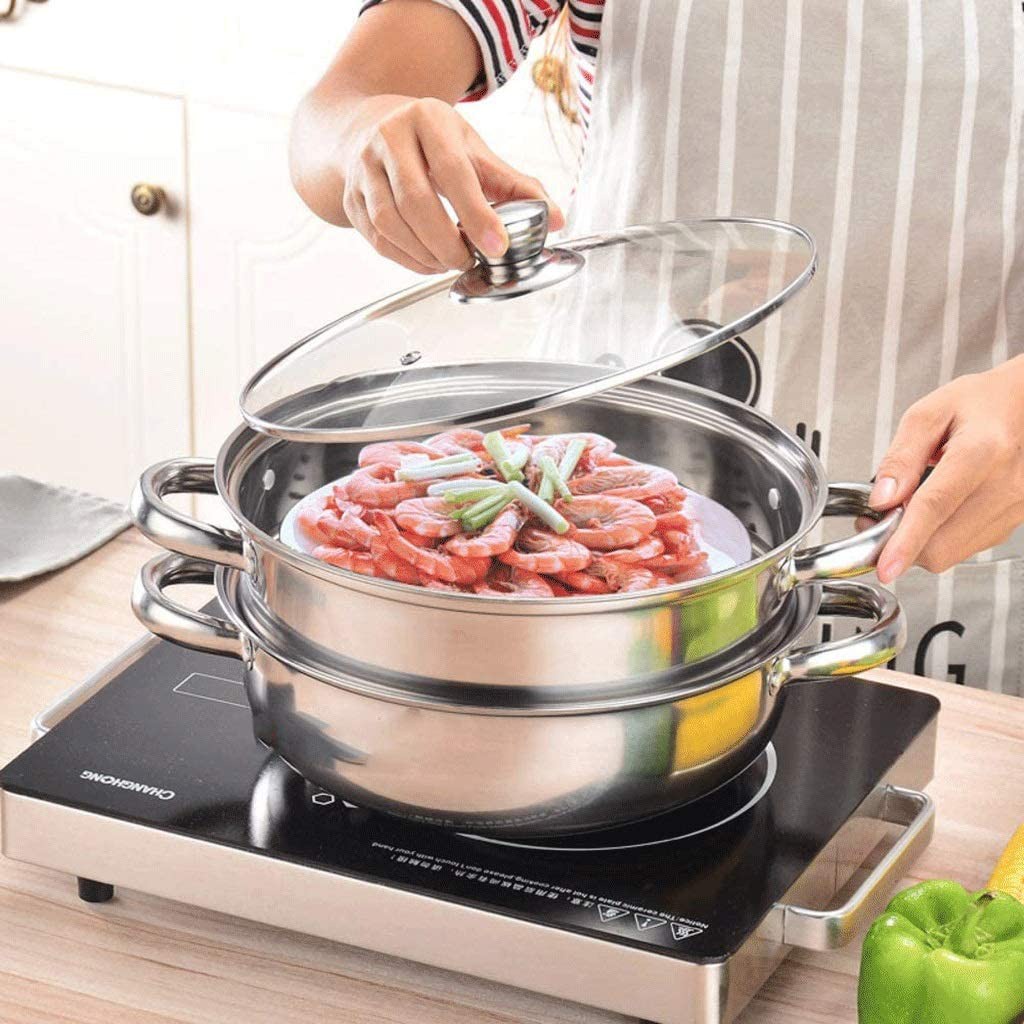 Nồi hấp 2 tầng hotpot 28cm