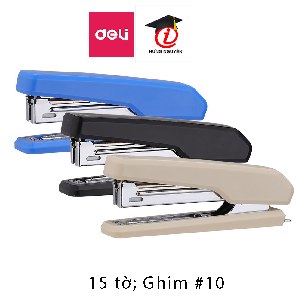 Dập ghim Deli #10, 15 tờ 0229