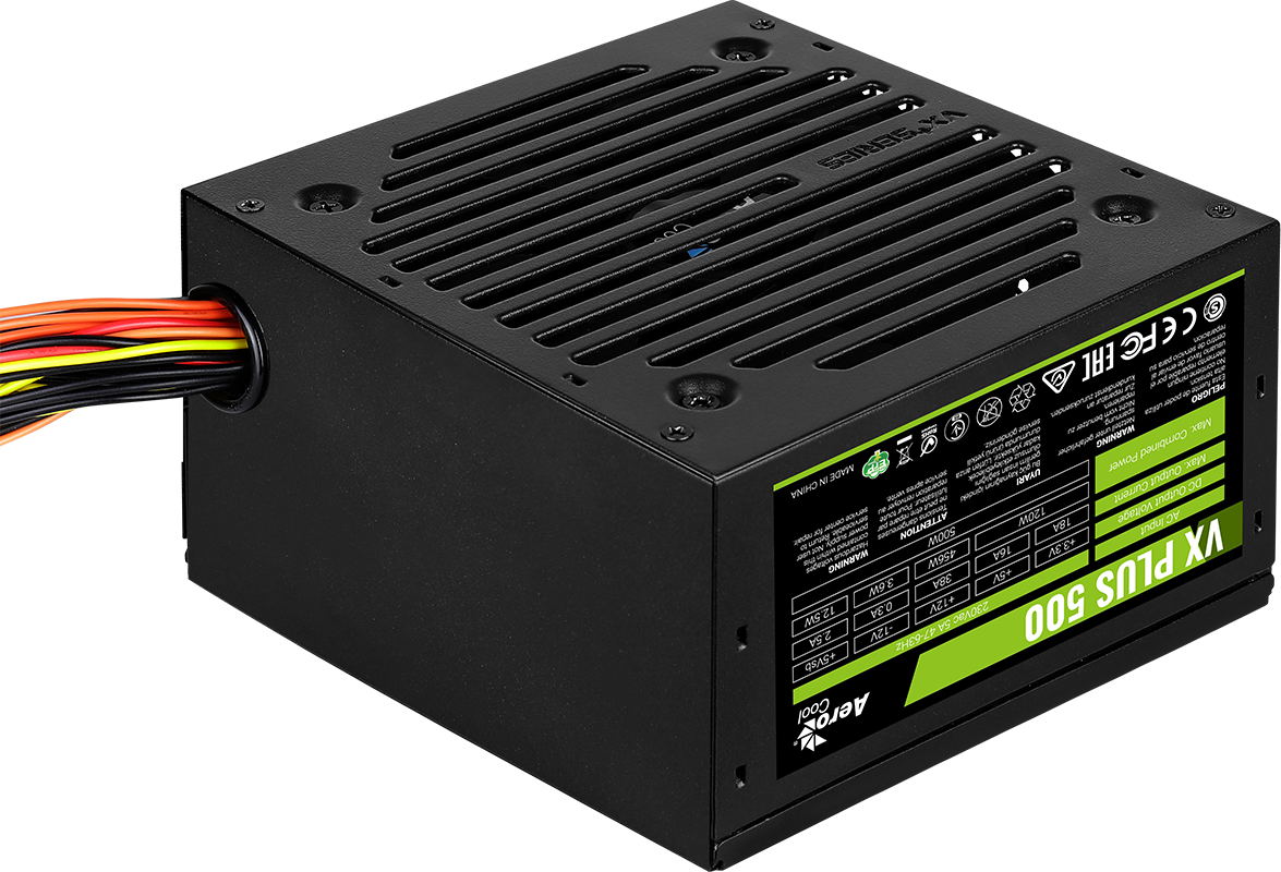 [HCM]Nguồn Aerocool 500W VX Plus công suất thực dùng cho PC