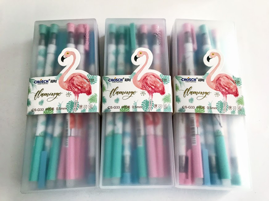 Hộp 12 cây viết xóa được cao cấp ngòi 0.5mm đựng trong hộp nhựa rất chắc chắn, tránh thất lạc