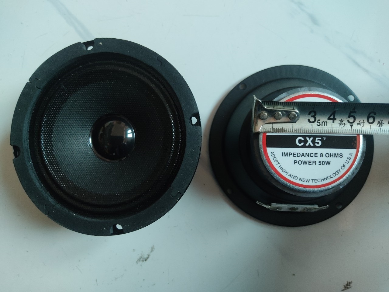 Loa mid - trung 10cm CX5 gân vải từ 60 coil 19 toàn vành 11cm hàng nhập - Loa trung cao cấp - Loa trung kín