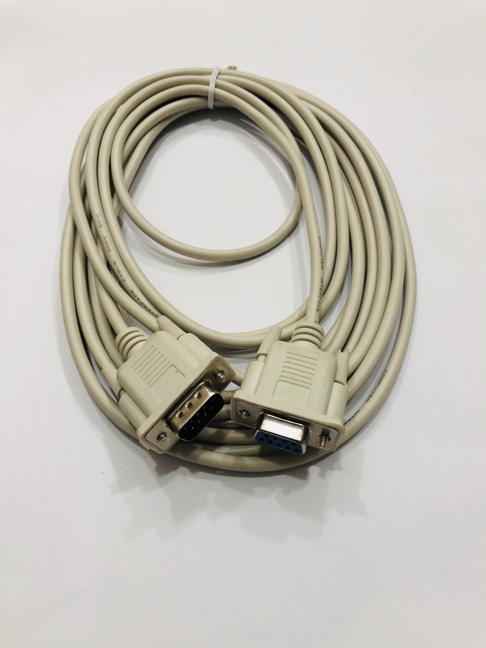 Cáp nối dài cổng com (rs232) 1 đầu đực- 1 đầu cái dài 5 mét