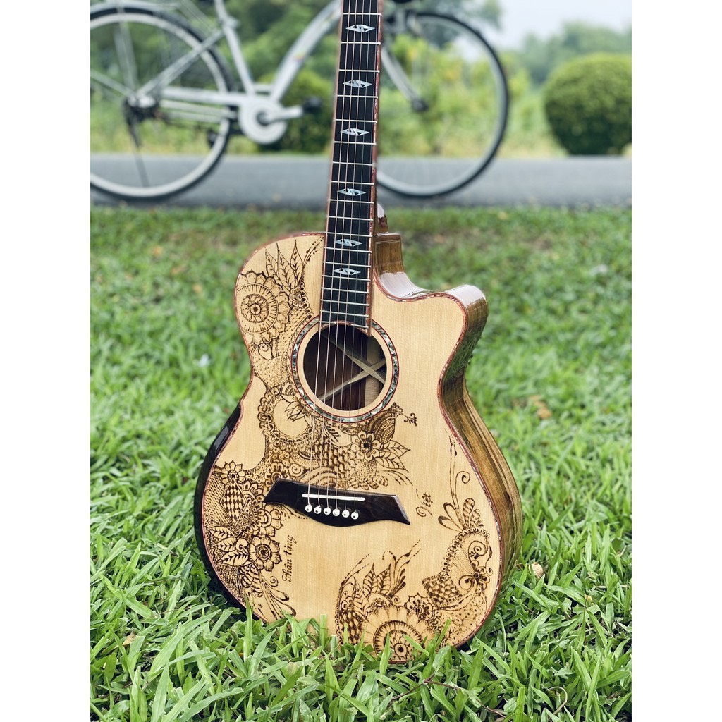 (Miễn Phí Ship) Đàn guitar acoustic ST-C200 - HÀNG CUSTOM