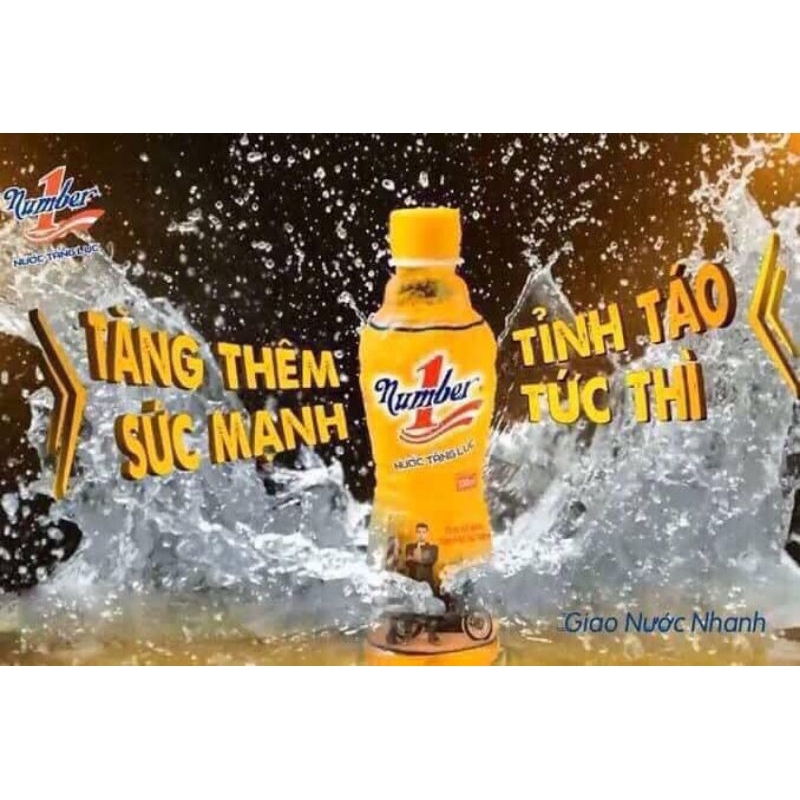 Nước Tăng Lực Number 1 thùng 24 chai 330ml