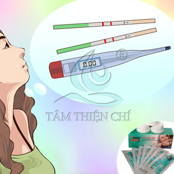 [HCM]Que thử rụng trứng Trueline hộp 7 test