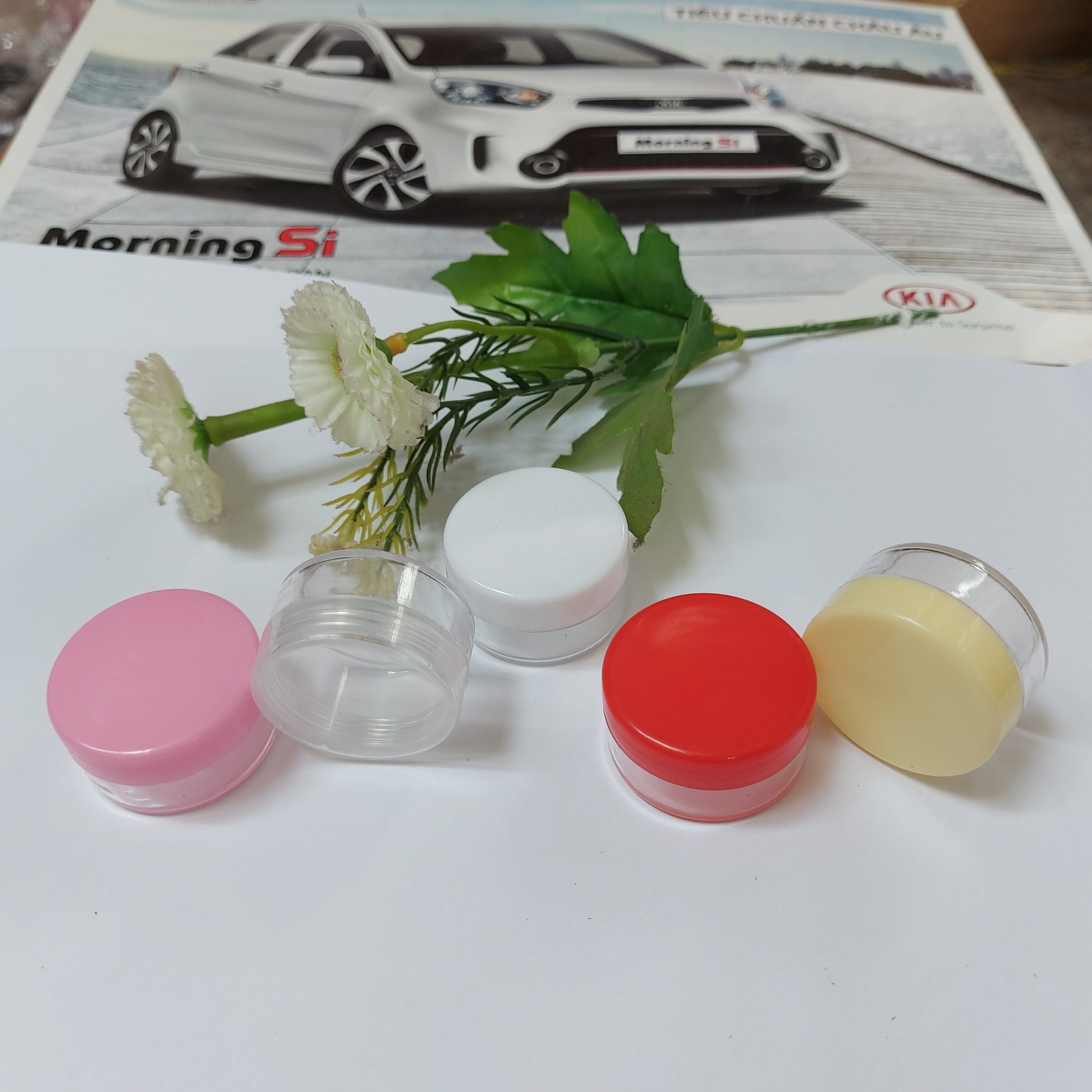 50 hũ nhựa tròn chiết mỹ phẩm 5g / 10g - Hủ đựng kem face du lịch.