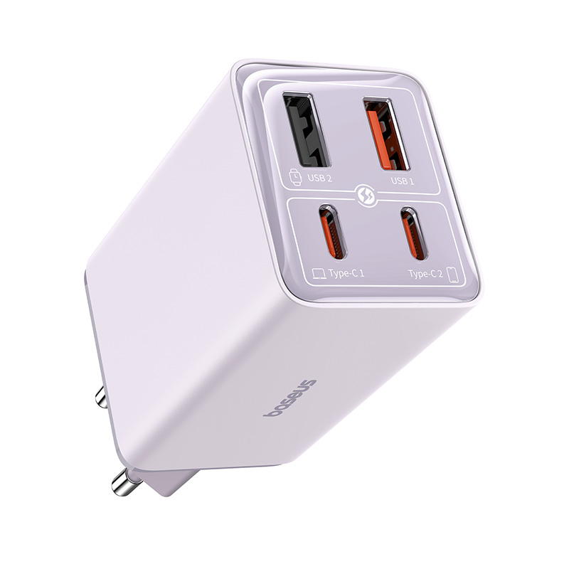 Cốc sạc nhanh os-baseus gan6 pro fast charger 2c+2u 65w