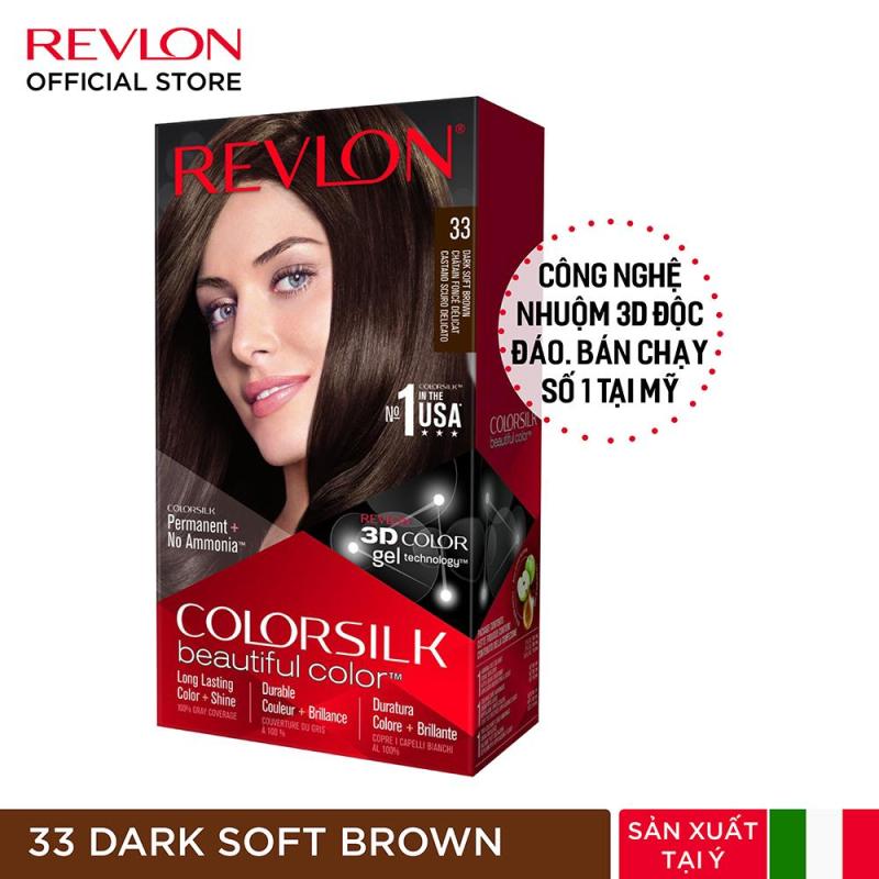 [Tặng 1 Khẩu Trang] Nhuộm tóc thời trang Revlon Colorsilk 3D