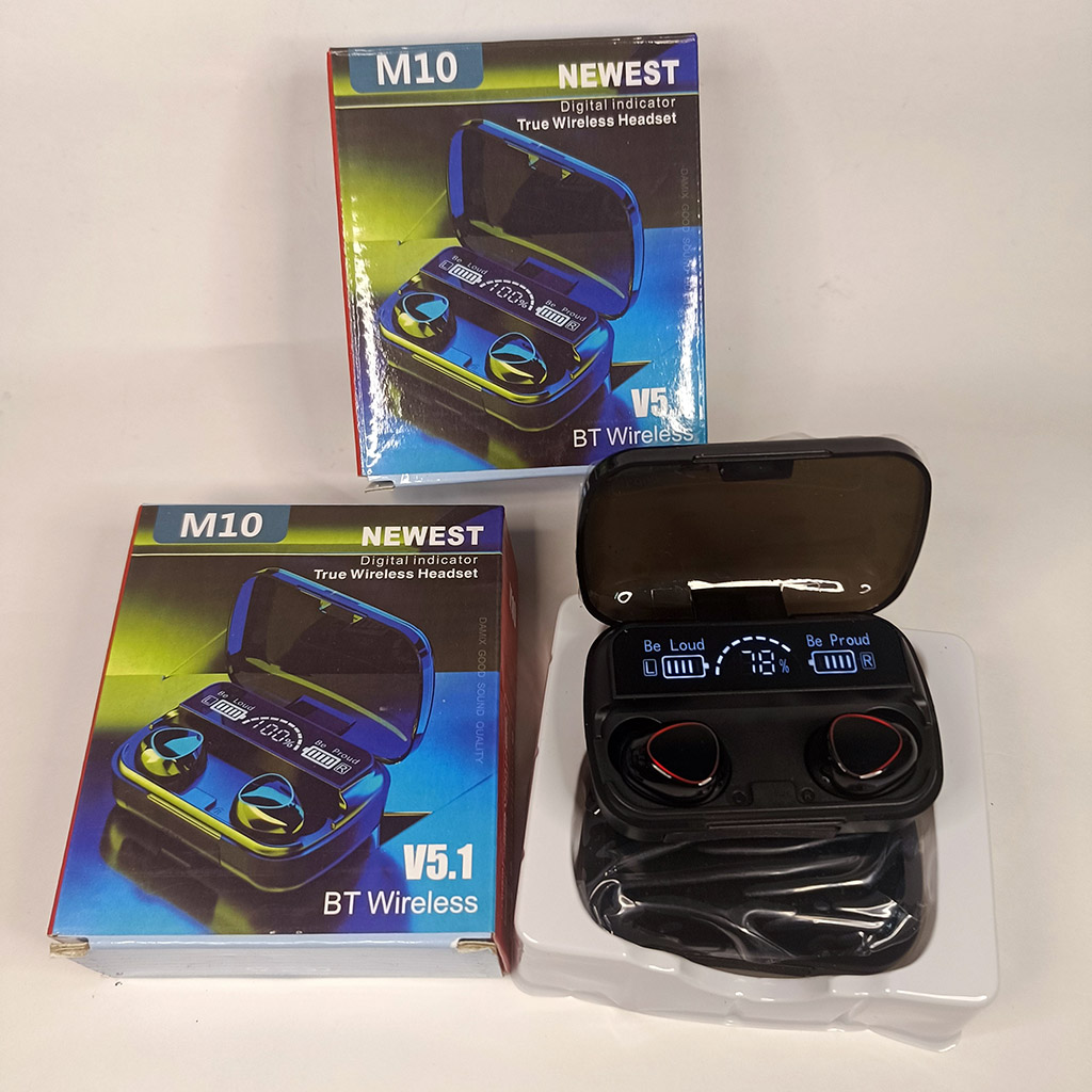 🎁Bluetooth 5.1 M10🎁 Tai Nghe Gaming Bluetooth 5.1 M10 - Tai Nghe Bluetooth 5.1 Xuyên Âm - Chống Ồn - Hạn Chế Trễ - Cảm Biến - Sử Dụng 6 Giờ Liên Tục