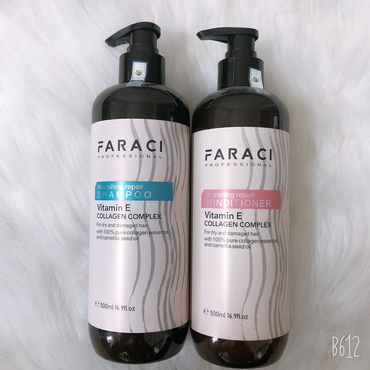 Bộ gội xả phục hồi tóc siêu mềm mượt faraci 500ml
